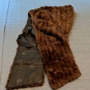 Vintage mink fur stole/wrap/shawl